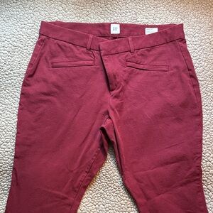 GAP Women’s Burgundy Skinny Ankle Pants